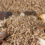Pellets de bois et débris de bois